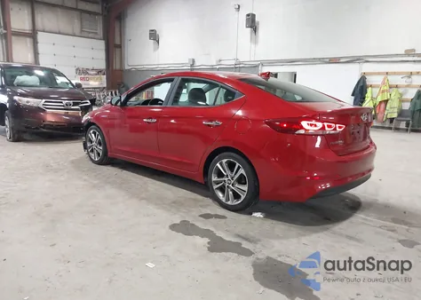 2017 Hyundai Elantra Limited из США, поврежденный, VIN 5NPD84LF3HH031226